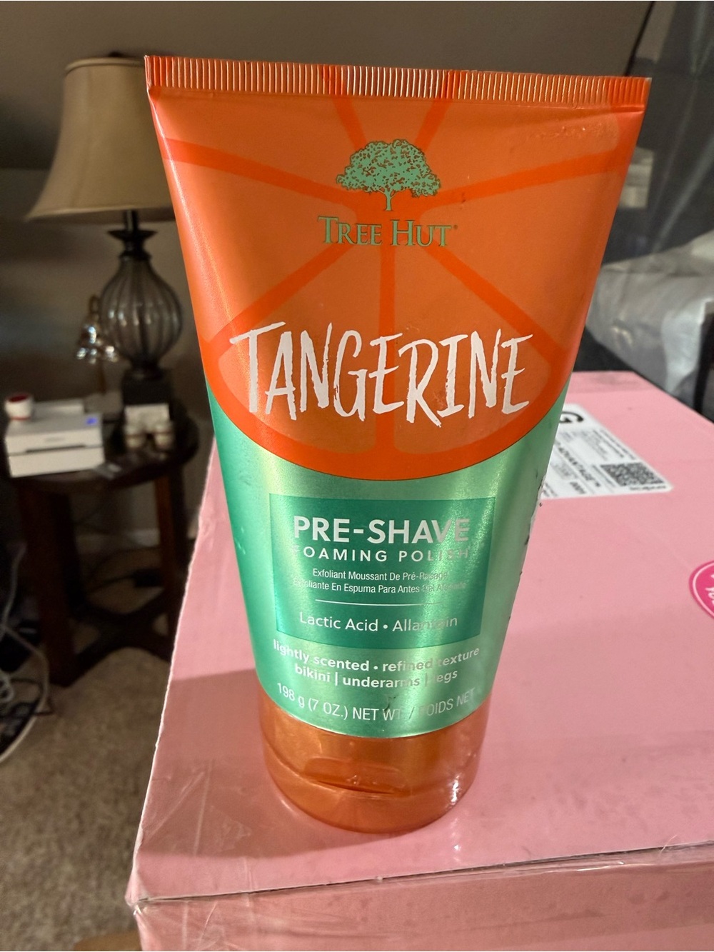 Tangerine Green & Orange Pre-Shave Foaming Polish